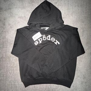 Spyder Black Hoodie with White Accents